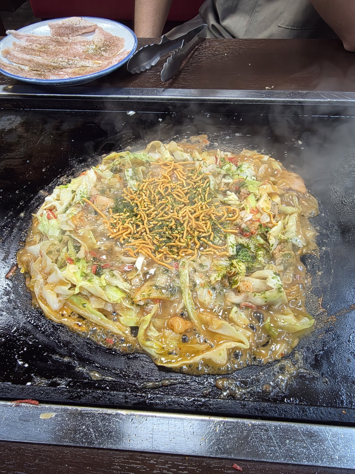 月島のもんじゃ焼き