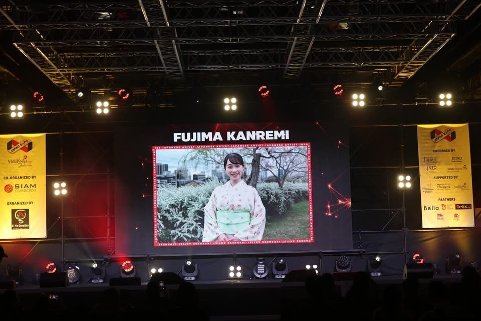 Fujima Kanremi on the Japan Expo Malaysia 2026 main stage