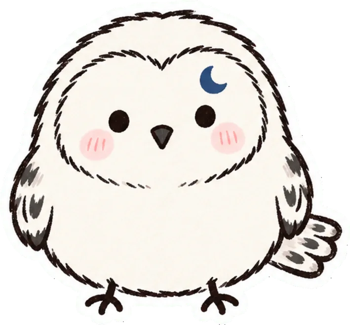 白いフクロウ きどる