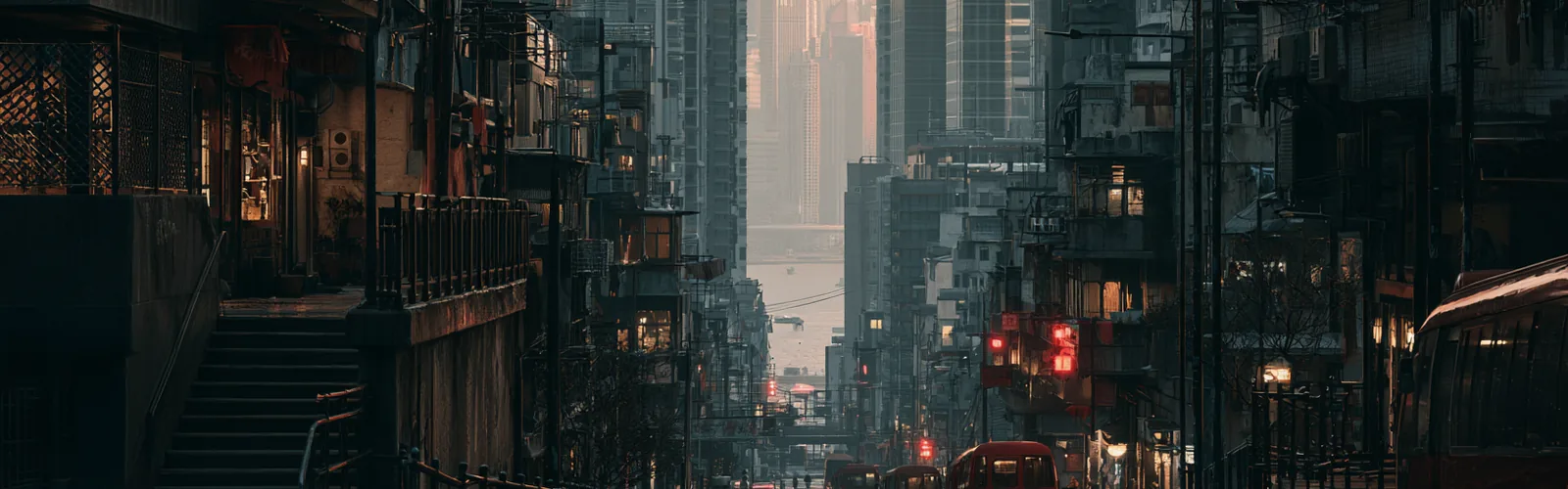 香港の夜の情景（AI生成イラスト・特定の店舗ではありません） / Hong Kong at night (AI-generated illustration, not a specific venue)